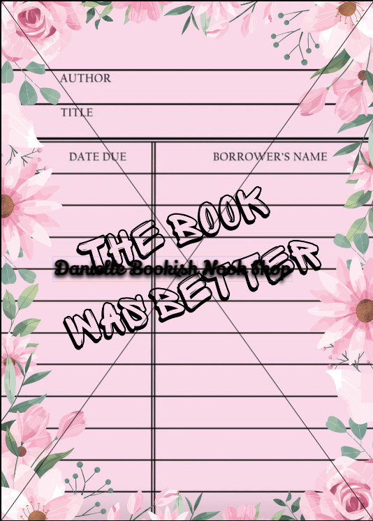 The Book Was Better Library Card – Digital Kindle Insert